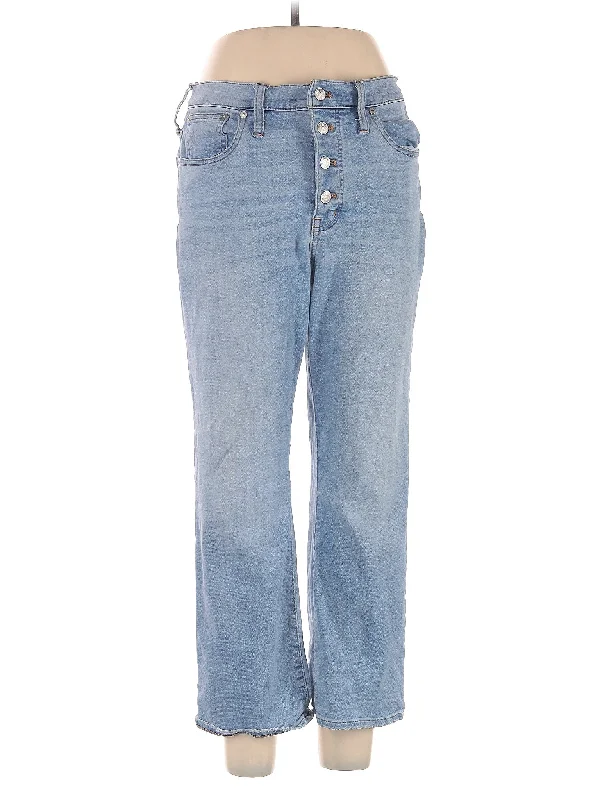 High-Rise Bootleg Jeans in Light Wash