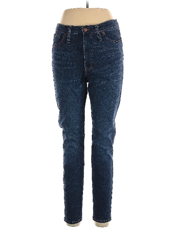 High-Rise Straight-leg Jeans in Dark Wash