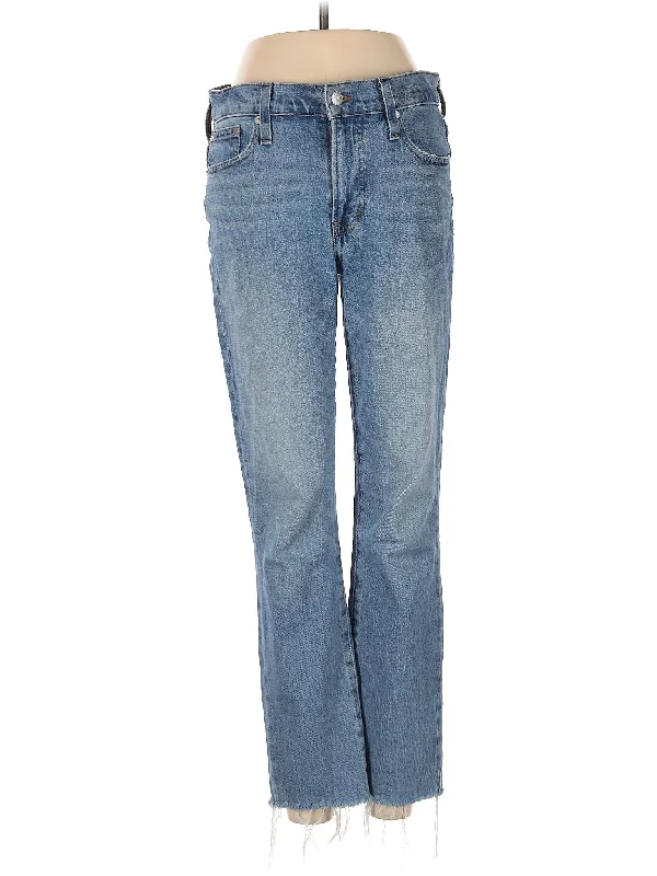 Mid-Rise Bootleg Jeans in Medium Wash