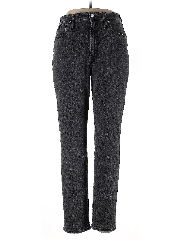 Mid-Rise Straight-leg Jeans in Dark Wash