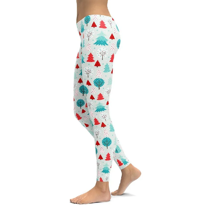 Christmas Forest Leggings