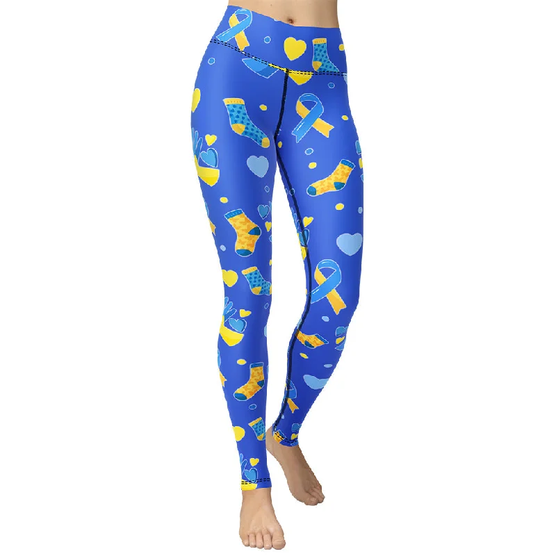 Down Syndrome Awareness Yoga Leggings