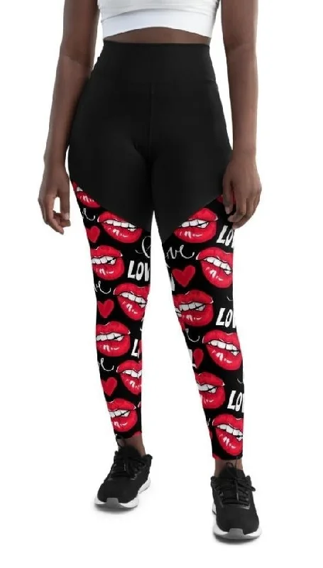 Love & Kisses Compression Leggings