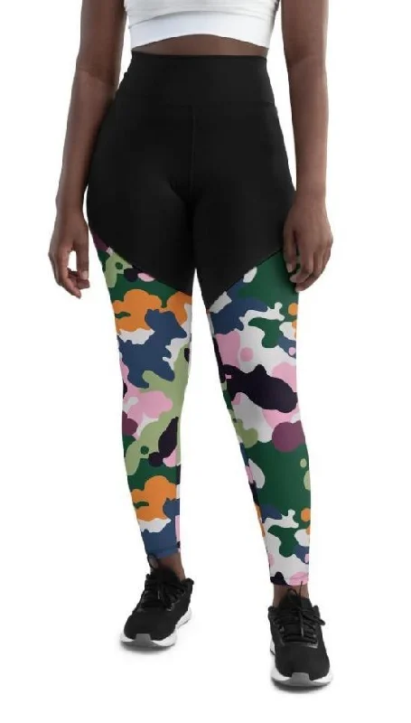 Modern Camo Compression Leggings