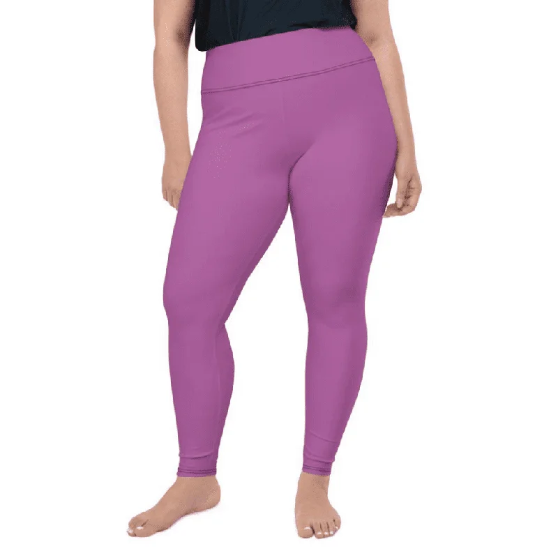 Mulberry Purple Plus Size Leggings