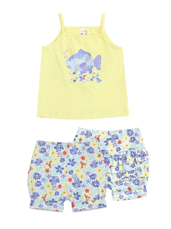 2 Piece Fish Top & Shorts