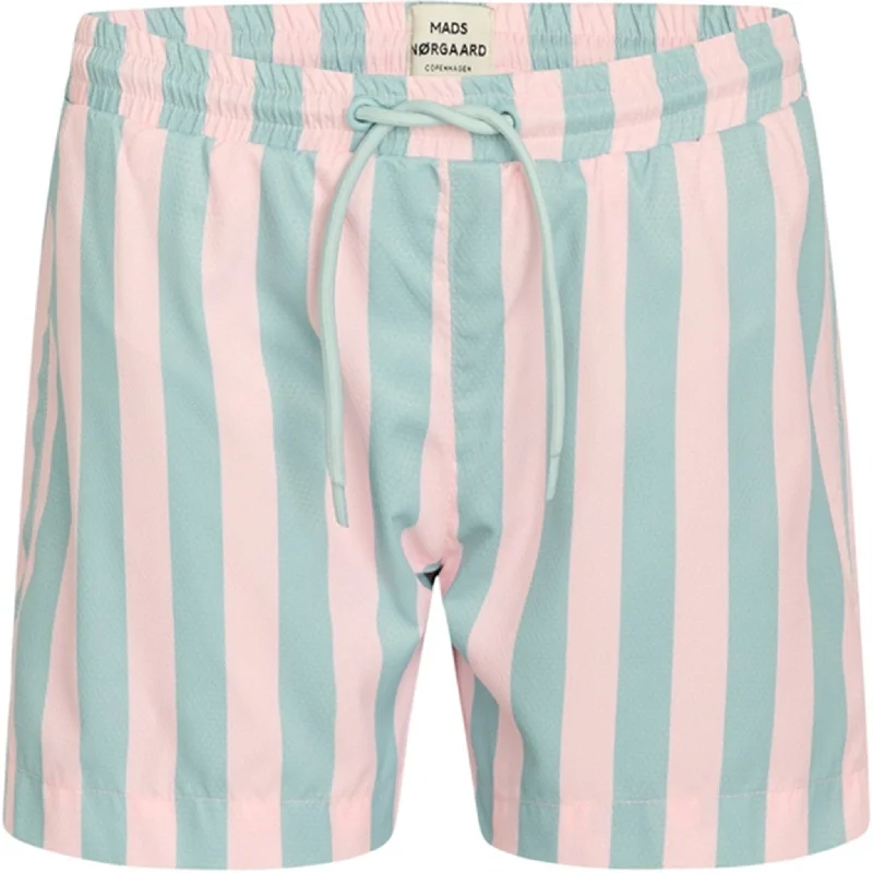 Mads Nørgaard Sea Sandrino Stripe Shorts Dewkist/Blushing Bride