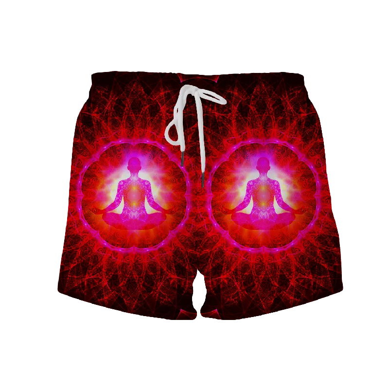 Meditating Psi~ All Over Print Women's Shorts