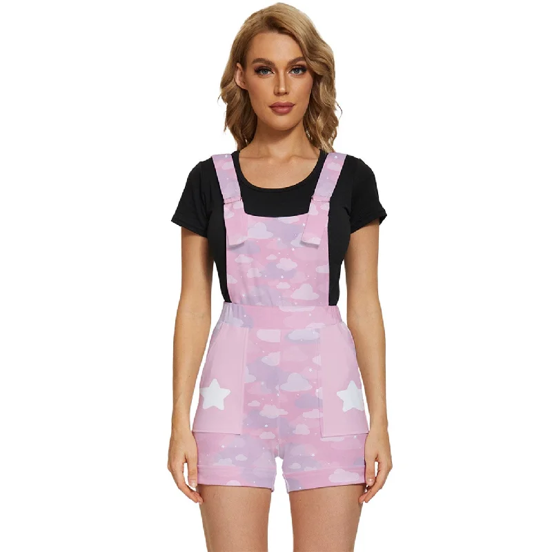 Starcrossed Skies Pink Romper