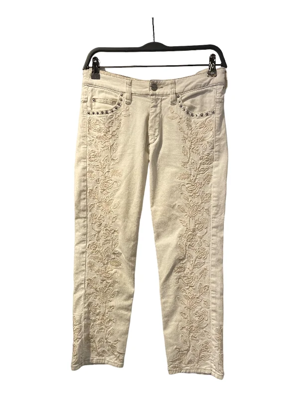 ISABEL MARANT/Bottoms/36/Denim/WHT/contrastic stitching