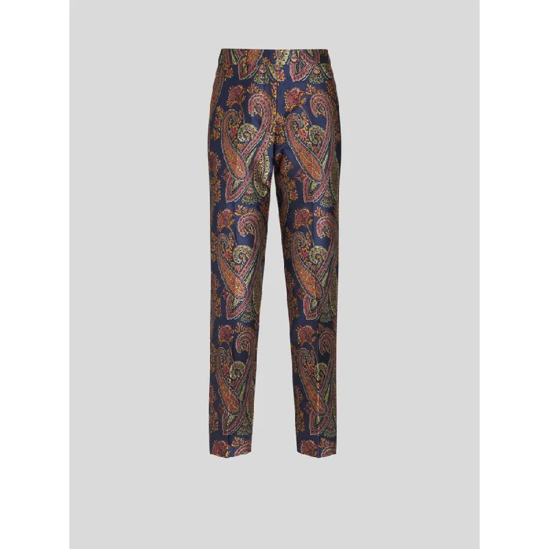 TAILORED JACQUARD TROUSERS